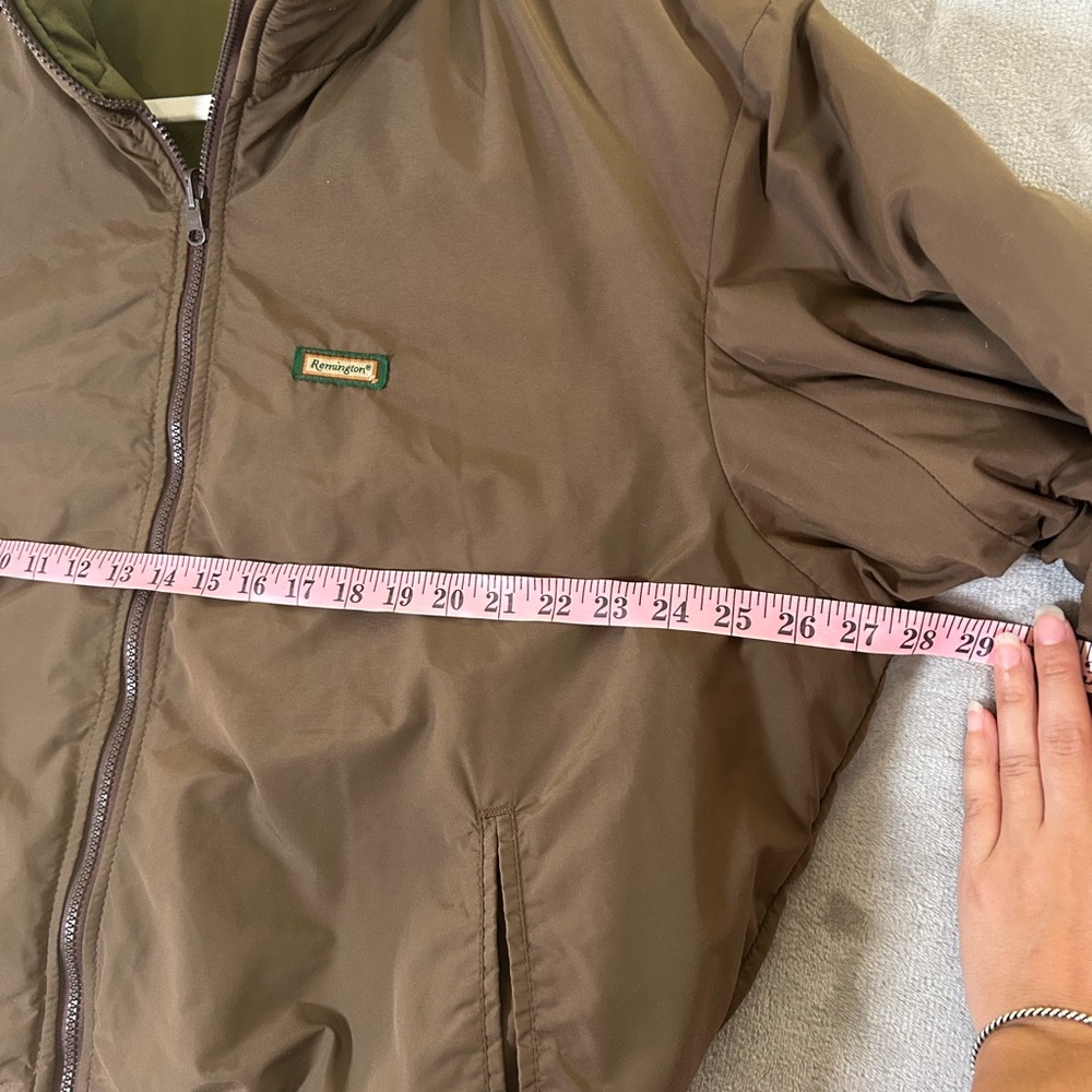 Vintage Remington reversible bomber dark green jacket - Picture 6 of 12